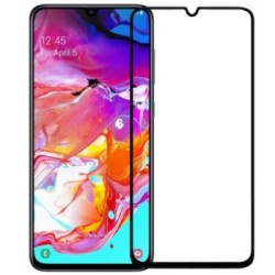 OEM FULL GLUE FULL FACE TEMPERED GLASS FOR SAMSUNG GALAXY A60 - BLACK