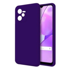 Silky & Soft Cover with Full Protection Anti-Scratch Compatible with Realme C35 - Μωβ