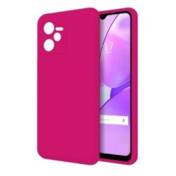 Silky & Soft Cover with Full Protection Anti-Scratch Compatible with Realme C35 - Φουξία