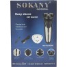 Sokany SK-368 Ξυριστική Μηχανή Προσώπου Επαναφορτιζόμενη