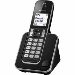 Panasonic KX-TGD310 Ασύρματο Τηλέφωνο με Aνοιχτή Aκρόαση Μαύρο Ελληνικής Αντιπροσωπείας