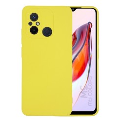 Xiaomi Redmi 12C Silicone Case Yellow Θήκη Σιλικόνης Κίτρινη