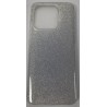 Xiaomi Redmi 12C Silicone Case Glitter Silver Θήκη Σιλικόνης Γκλίτερ Ασημί