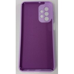 Samsung Galaxy A23 4G/5G Silicone Case Violet Θήκη Σιλικόνης Βιολετί Με Βελούδινη Επένδυση Εσωτερικά