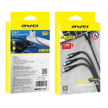 Awei CL-972 Braided USB to...