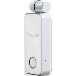 Fineblue F2 Pro In-ear Bluetooth Handsfree Ακουστικό Πέτου Λευκό