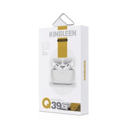 KINGLEEN Q39 ΑΚΟΥΣΤΙΚΑ ΑΣΥΡΜΑΤΑ BLUETOOTH 5.0 TWS EARPODS WIRELESS ΕARPHONES ΜΕ ΘΗΚΗ ΦΟΡΤΙΣΗΣ - ΧΡΩΜΑ: ΛΕΥΚΟ