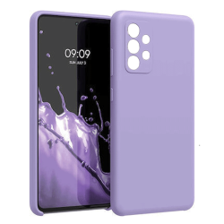 ΘΗΚΗ ΠΛΑΤΗΣ ΣΙΛΙΚΟΝΗΣ SOFT BACK COVER ΓΙΑ SAMSUNG A13 4G - ΧΡΩΜΑ : ΜΩΒ