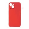 ΘΗΚΗ ΠΛΑΤΗΣ ΣΙΛΙΚΟΝΗΣ SOFT BACK COVER ΓΙΑ IPHONE 14 - ΧΡΩΜΑ : ΚΟΚΚΙΝΟ