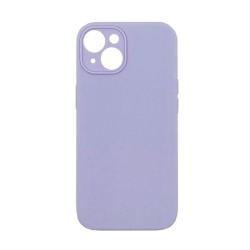 ΘΗΚΗ ΠΛΑΤΗΣ ΣΙΛΙΚΟΝΗΣ SOFT BACK COVER ΓΙΑ IPHONE 14 - ΧΡΩΜΑ : ΜΩΒ