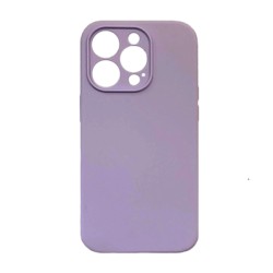 ΘΗΚΗ ΠΛΑΤΗΣ ΣΙΛΙΚΟΝΗΣ SOFT BACK COVER ΓΙΑ IPHONE 14 PRO - ΧΡΩΜΑ : ΜΩΒ