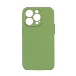 ΘΗΚΗ ΠΛΑΤΗΣ ΣΙΛΙΚΟΝΗΣ SOFT BACK COVER ΓΙΑ IPHONE 14 PRO - ΧΡΩΜΑ : ΠΡΑΣΙΝΟ