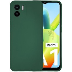 Xiaomi Redmi A1/A2  Silicone Case Dark Green Θήκη Σιλικόνης Σκούρο Πράσινο