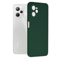 Realme C35 Θήκη Σιλικόνης Πράσινη Silicone Case Green