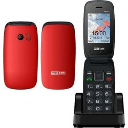 MaxCom MM817 Dual SIM Κινητό με Μεγάλα Κουμπιά Κόκκινο