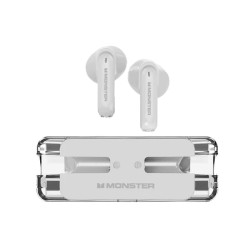 MONSTER XKT08 EARBUD BLUETOOTH EARPHONES ΑΚΟΥΣΤΙΚΑ ΜΕ ΘΗΚΗ ΦΟΡΤΙΣΗΣ - ΧΡΩΜΑ : ΛΕΥΚΟ