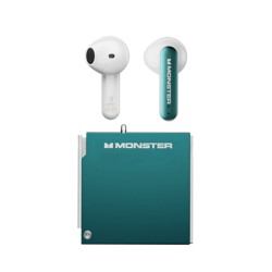 MONSTER XKT17 EARBUD BLUETOOTH 5.3 WIRELESS EARPHONE ΑΣΥΡΜΑΤΑ ΑΚΟΥΣΤΙΚΑ ΜΕ ΘΗΚΗ ΦΟΡΤΙΣΗΣ - ΧΡΩΜΑ : ΠΡΑΣΙΝΟ