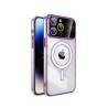 MAGSAFE BACK COVER WIRELESS CHARGING WITH CAMERA LENS FOR IPHONE 11 PRO - COLOR : PURPLE