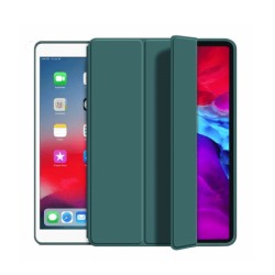 ΘΗΚΗ SLIM PD SMART TRI-FOLD COVER HQ ΓΙΑ APPLE IPAD 5/ 6/ 7/ 8/ 9 9.7 - ΧΡΩΜΑ: ΣΚΟΥΡΟ ΠΡΑΣΙΝΟ