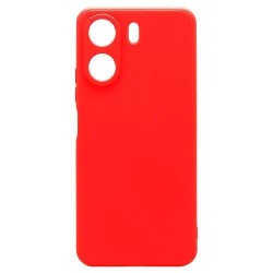 Xiaomi Redmi 13C Θήκη Σιλικόνης Κόκκινη Silicone Case Red