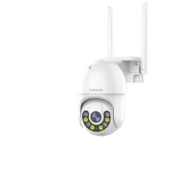 LENOVO IP CAMERA X5 ΚΑΜΕΡΑ WIFI IP CAMERA OUTDOOR 4X DIGITAL ZOOM NIGHT FULL COLOR VISION WIRELESS ΛΕΥΚΟ