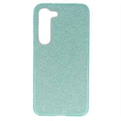 Samsung Galaxy S23 Plus Θήκη Σιλικόνης Φυστικί Γκλίτερ Silicone Case Glitter Mint