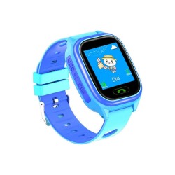 Παιδικό Smartwatch Y85 με GPS και Καουτσούκ/Πλαστικό Λουράκι Μπλε