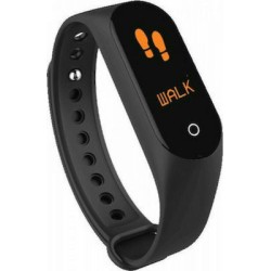 M6 Smart Band με Παλμογράφο Μαύρο