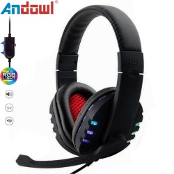 Andowl S-359 Over Ear Gaming Headset με σύνδεση USB