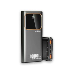 Moxom MX-PB63 Power Bank 10000mAh 20W με 2 Θύρες USB-A Power Delivery Μαύρο