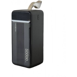 Moxom MX-PB62 Power Bank 50000mAh 22.5W με 2 Θύρες USB-A και Θύρα USB-C Quick Charge 3.0 Μαύρο