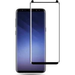 OEM FULL GLUE FULL FACE TEMPERED GLASS FOR SAMSUNG GALAXY S8 - BLACK