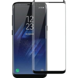 OEM FULL GLUE FULL FACE TEMPERED GLASS FOR SAMSUNG GALAXY S9 - BLACK